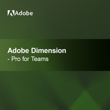 Adobe Dimension – Pro pre tímy