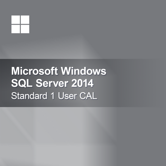 Microsoft SQL Server 2014 Standard 1 používateľská CAL licencia