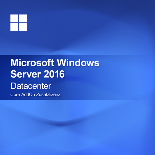 Microsoft Windows Server 2016 Datacenter, Core AddOn doplnková licencia
