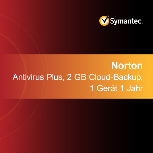 Norton Antivirus Plus, 2 GB cloudové zálohovanie, 1 zariadenie 1 rok