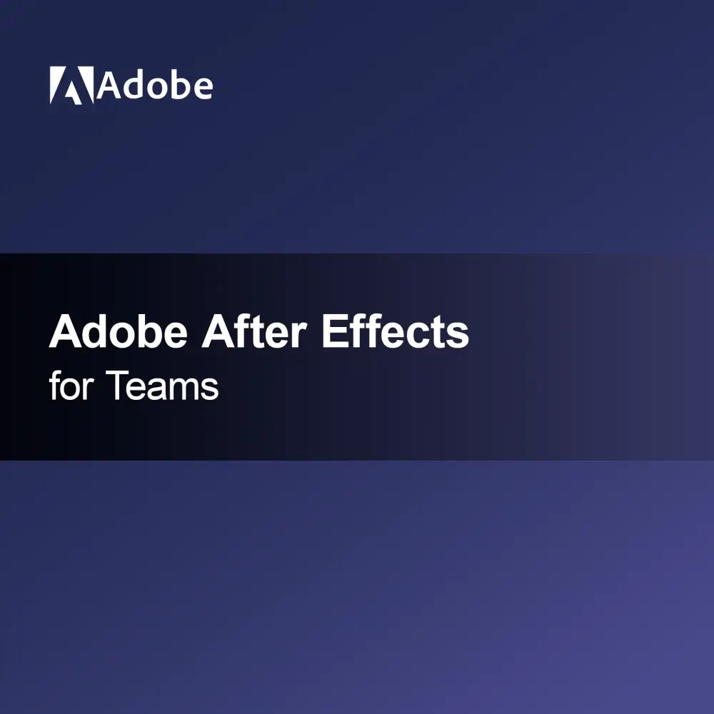 Adobe After Effects pre tímy