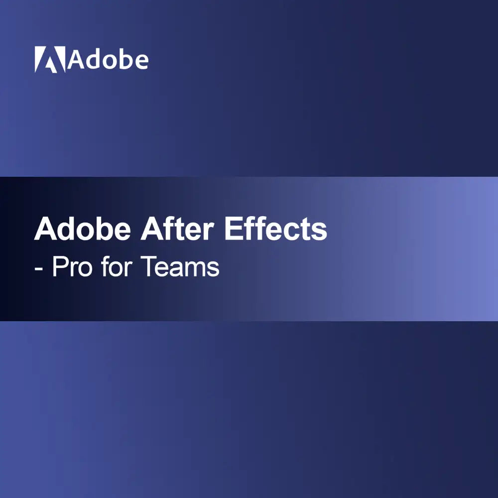 Adobe After Effects – Pro pre tímy