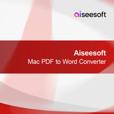 Aiseesoft Mac PDF na Word konvertor