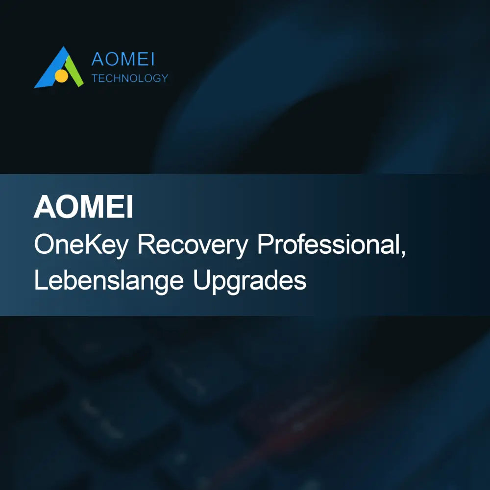 AOMEI OneKey Recovery Professional, doživotné aktualizácie