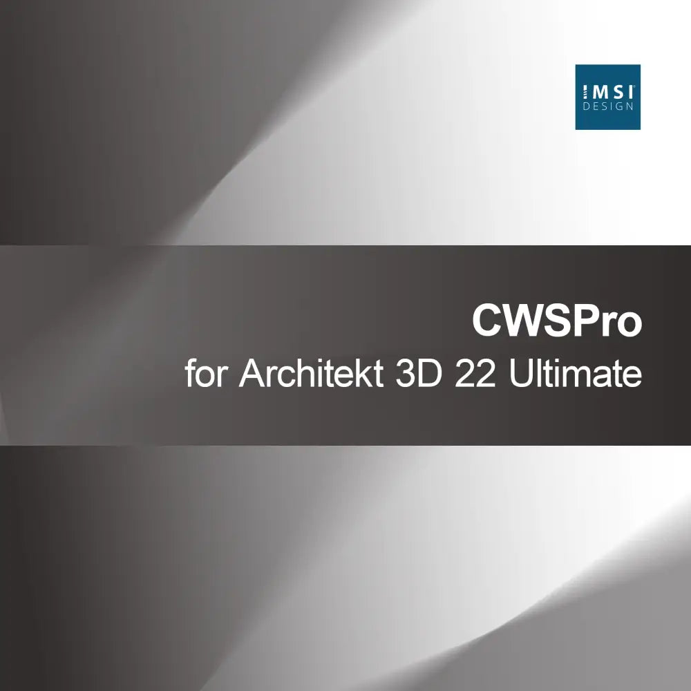 CWSPro pre Architekt 3D 22 Ultimate