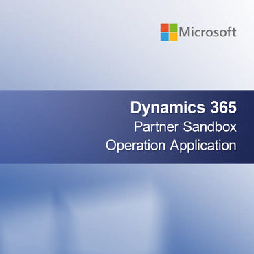 Aplikačná operácia partnera Dynamics 365 Sandbox