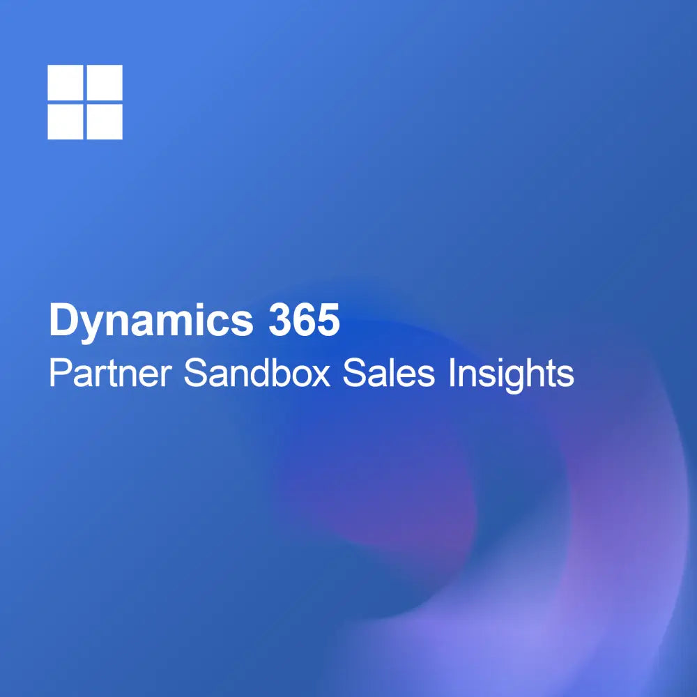 Dynamics 365 Partner Sandbox Predajné poznatky