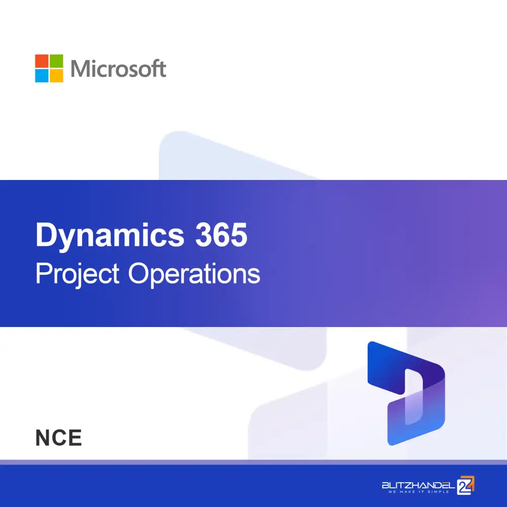 Dynamics 365 Project Operations Pripojenie (NCE)