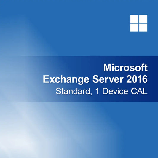 Microsoft Exchange Server 2016 Standard, 1 zariadenie CAL