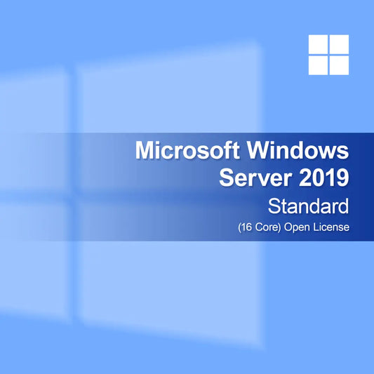 Microsoft Windows Server 2019 Standard (16 jadier) Open License