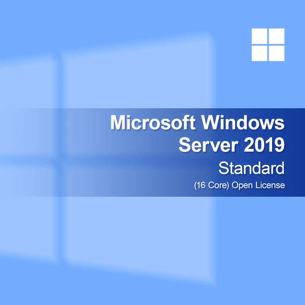 Microsoft Windows Server 2019 Standard (16 jadier) Open License