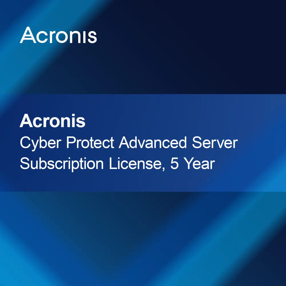 Licencia predplatného Acronis Cyber Protect Advanced Server, 5 rokov