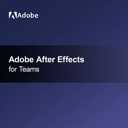 Adobe After Effects pre tímy
