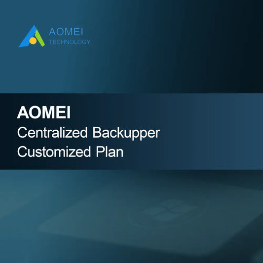 AOMEI Centralized Backupper prispôsobený plán