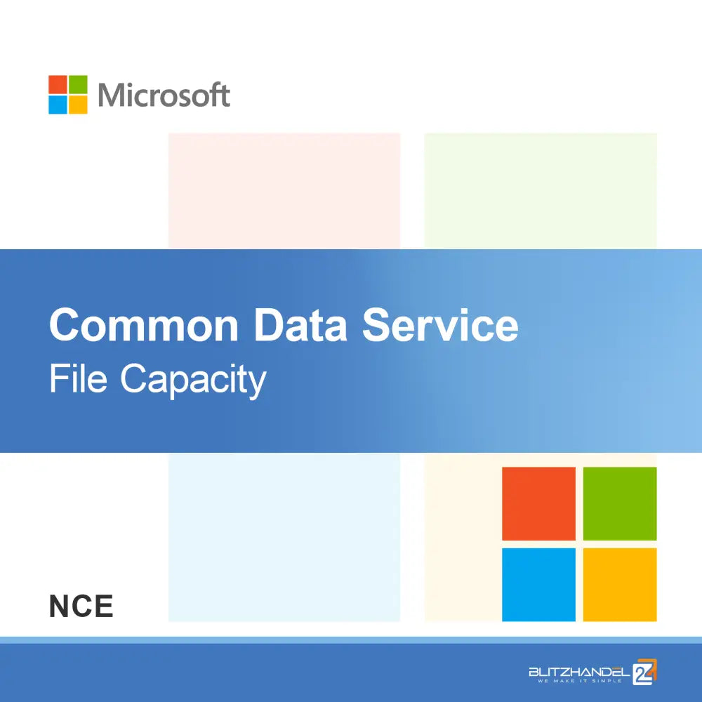 Kapacita súboru Common Data Service (NCE)