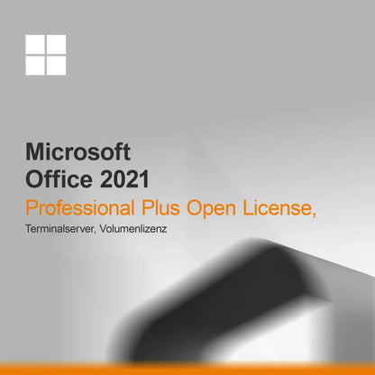 Microsoft Office 2021 Professional Plus Open License, terminálový server, objemová licencia