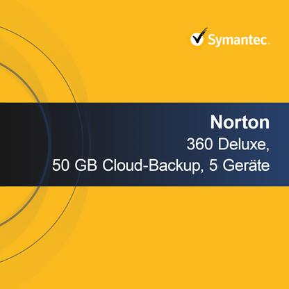 Norton 360 Deluxe, 50 GB cloudové zálohovanie 5 zariadení
