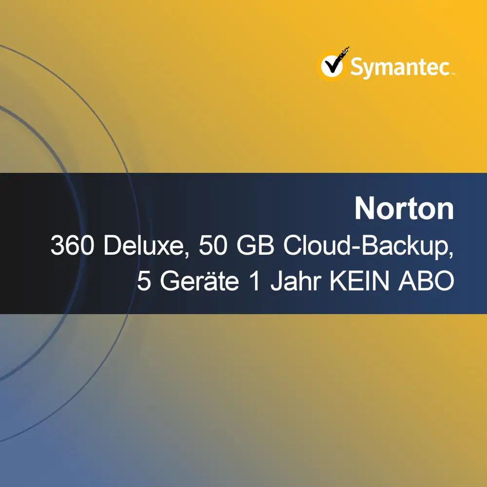 Norton 360 Deluxe, 50 GB cloudové zálohovanie, 5 zariadení 1 rok BEZ PREDPLATNÉHO