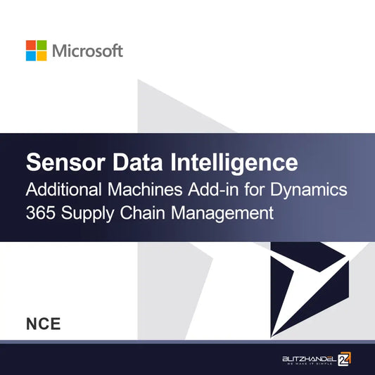 Doplnok ďalších strojov pre inteligenciu údajov zo senzorov pre Dynamics 365 Supply Chain Management (NCE)