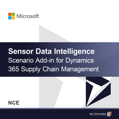 Doplnok scenára inteligencie údajov zo senzorov pre Dynamics 365 Supply Chain Management (NCE)