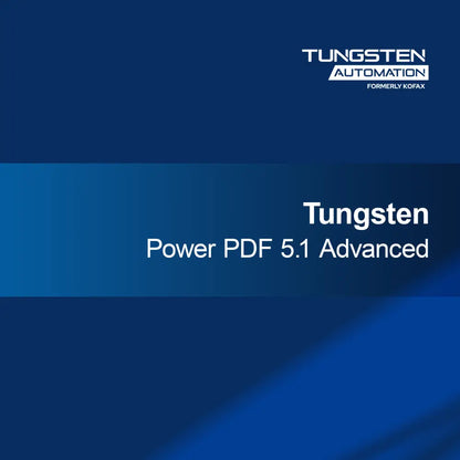 Tungsten Power PDF 5.1 Pokročilý