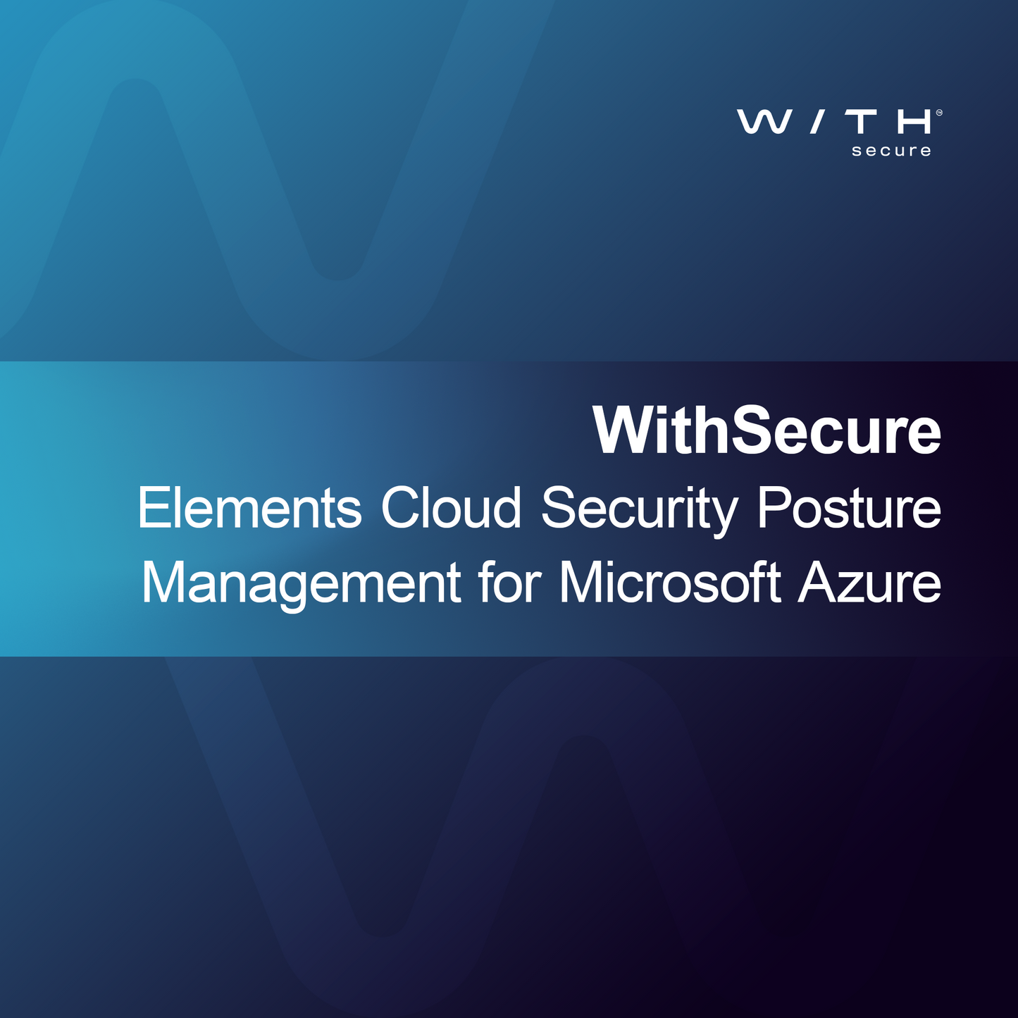 WithSecure Elements Cloud Security Posture Management pre Microsoft Azure